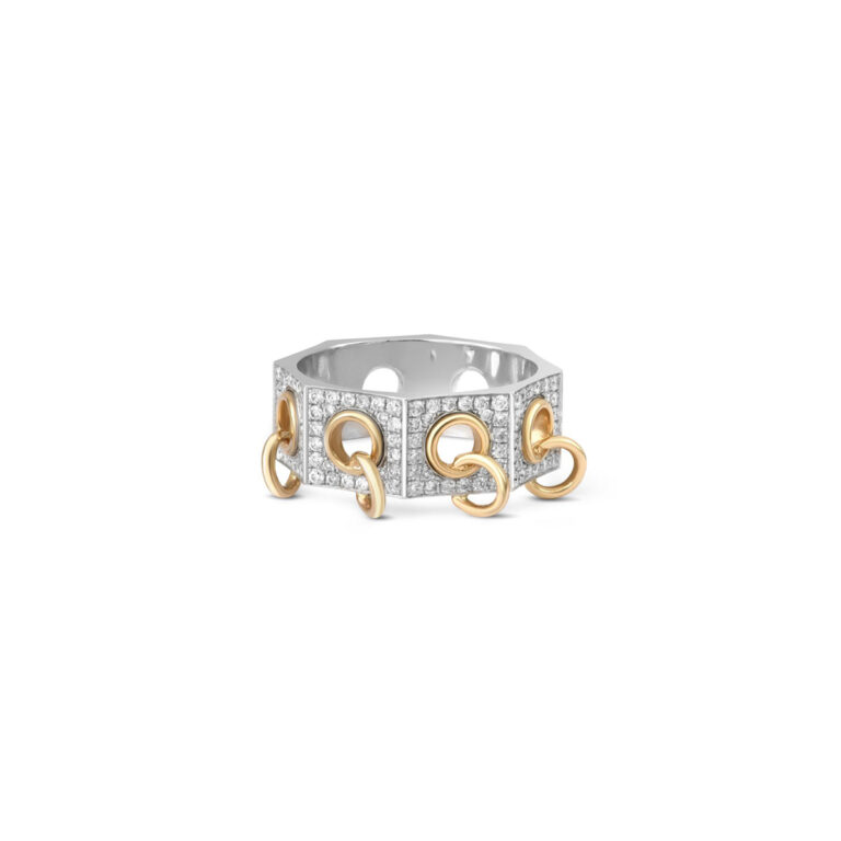 RING EYET PAVE - Rainbow K