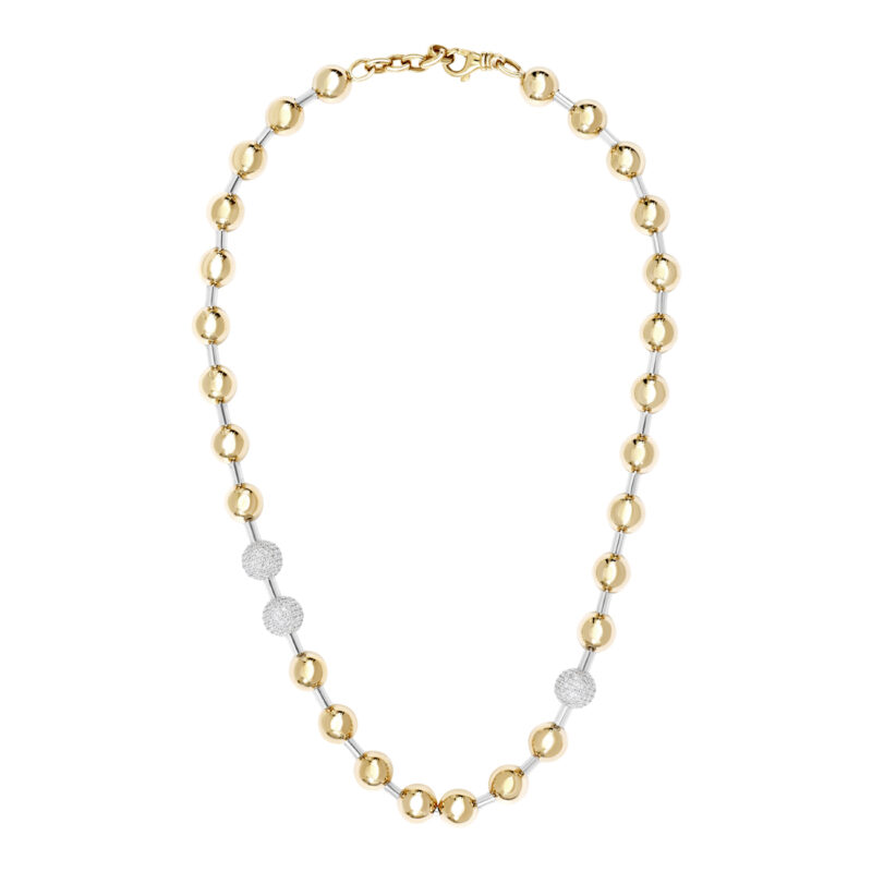 KA313 Ball Ball Necklace
